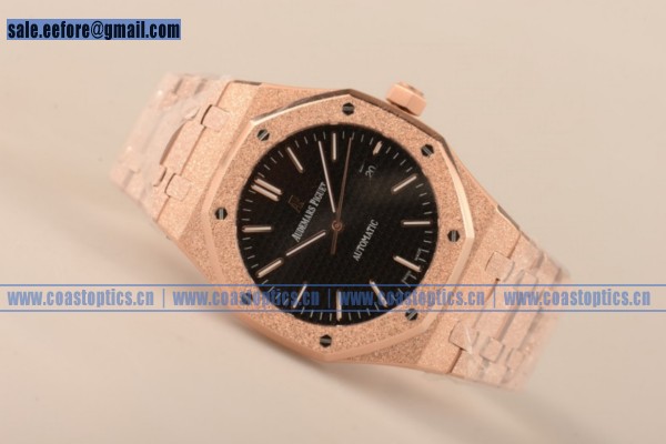 Best Replica Audemars Piguet Royal Oak 41MM Watch Rose Gold 15400OR.OO.1220OR.01D (EF) - Click Image to Close